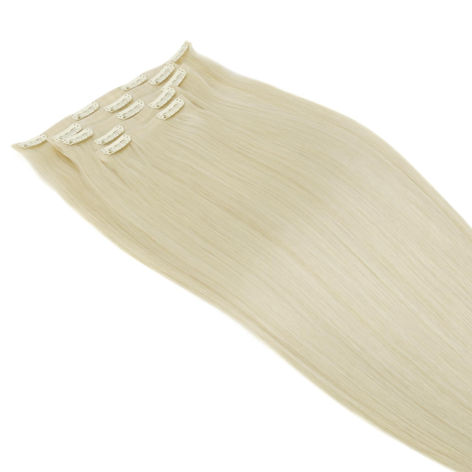 16" Platinum Blonde Invisible Clip - ins (140g) - Private Label