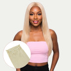 16" Platinum Blonde Invisible Clip - ins (140g) - Private Label