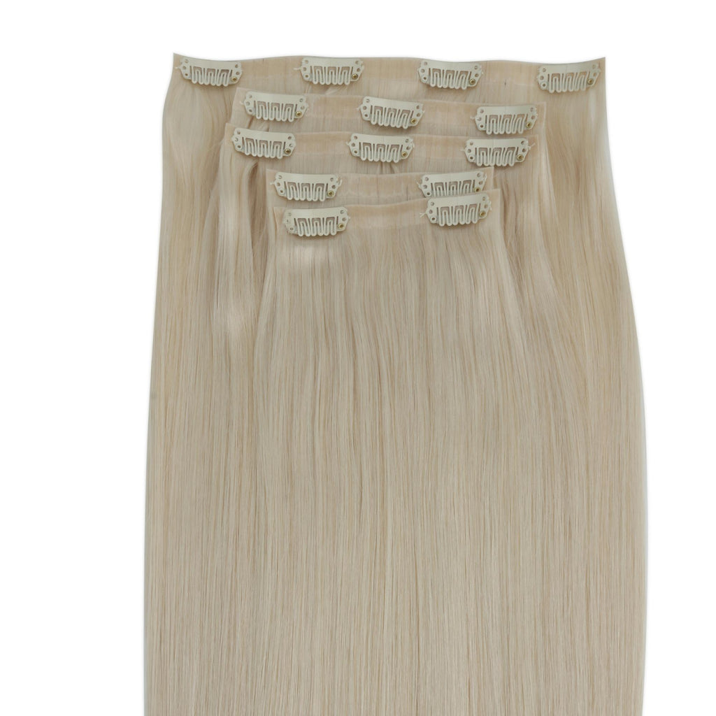 16" Platinum Blonde Seamless Clip - ins (140g) - Private Label