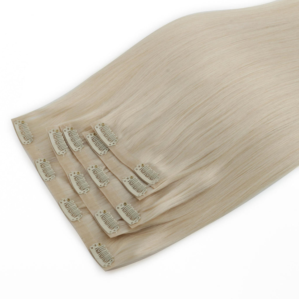 16" Platinum Blonde Seamless Clip - ins (140g) - Private Label