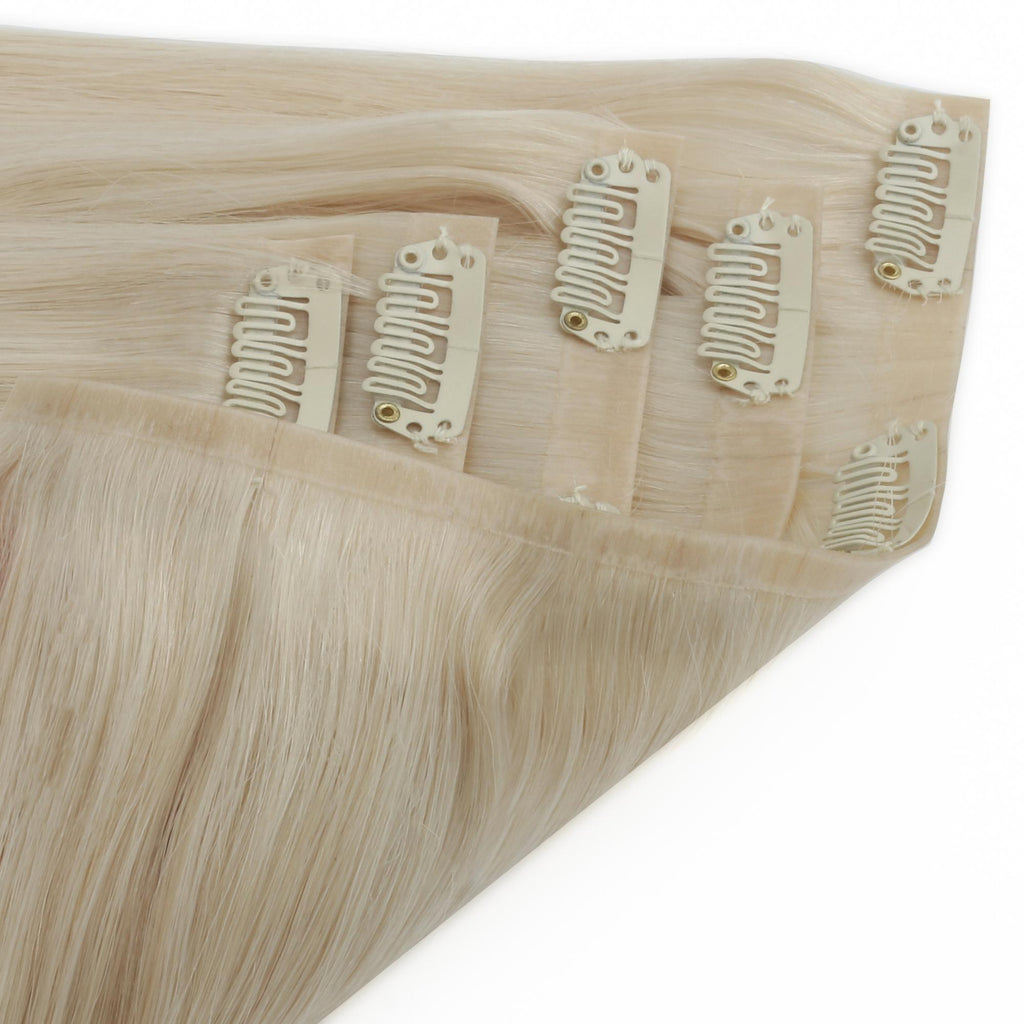 16" Platinum Blonde Seamless Clip - ins (140g) - Private Label