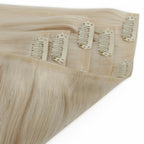 16" Platinum Blonde Seamless Clip - ins (140g) - Private Label