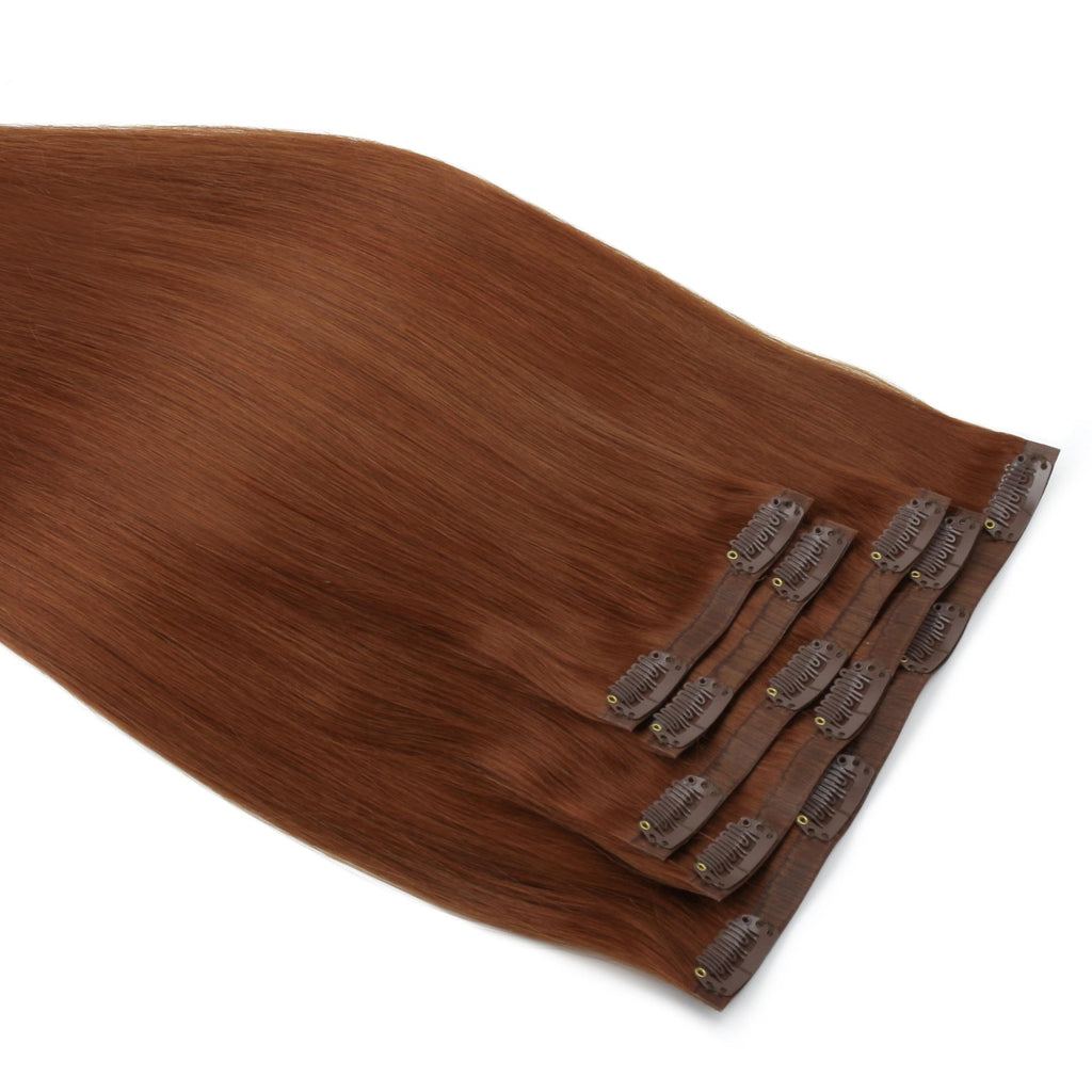 16" Rich Copper Auburn Invisible Clip - ins (140g) - Private Label
