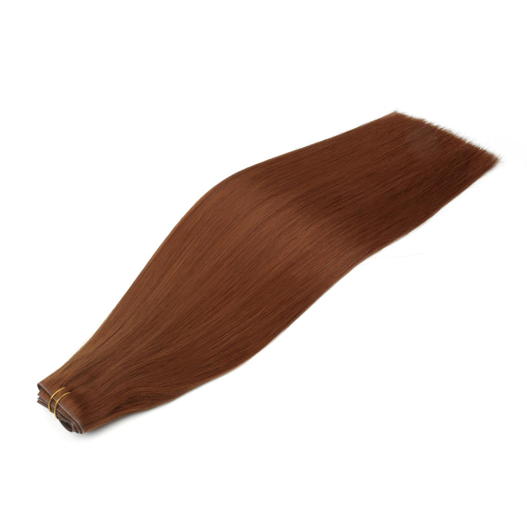 16" Rich Copper Auburn Invisible Clip - ins (140g) - Private Label