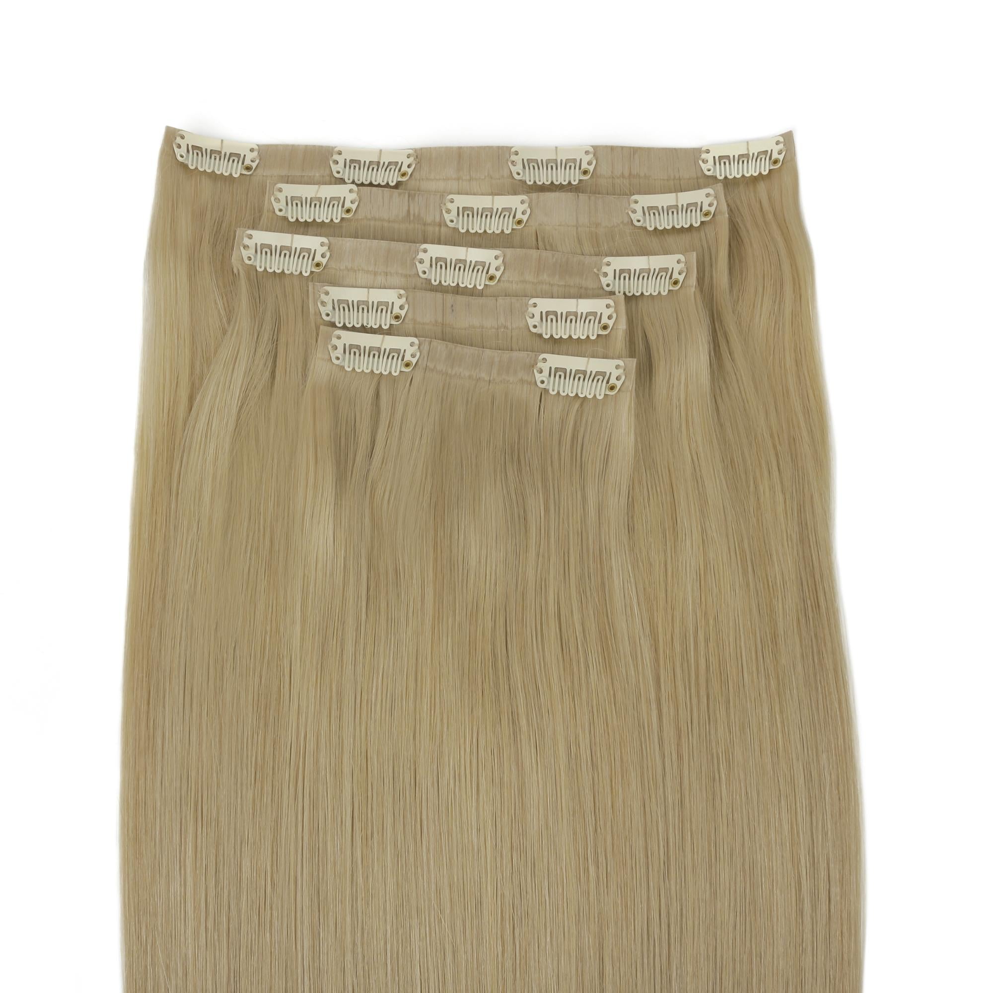 16" Warm Honey Blonde Invisible Clip - ins (140g) - Private Label