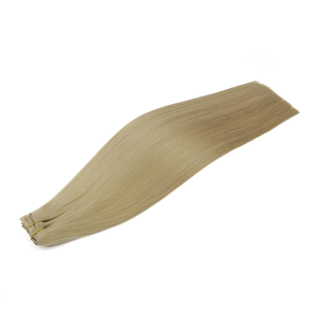 16" Warm Honey Blonde Invisible Clip - ins (140g) - Private Label