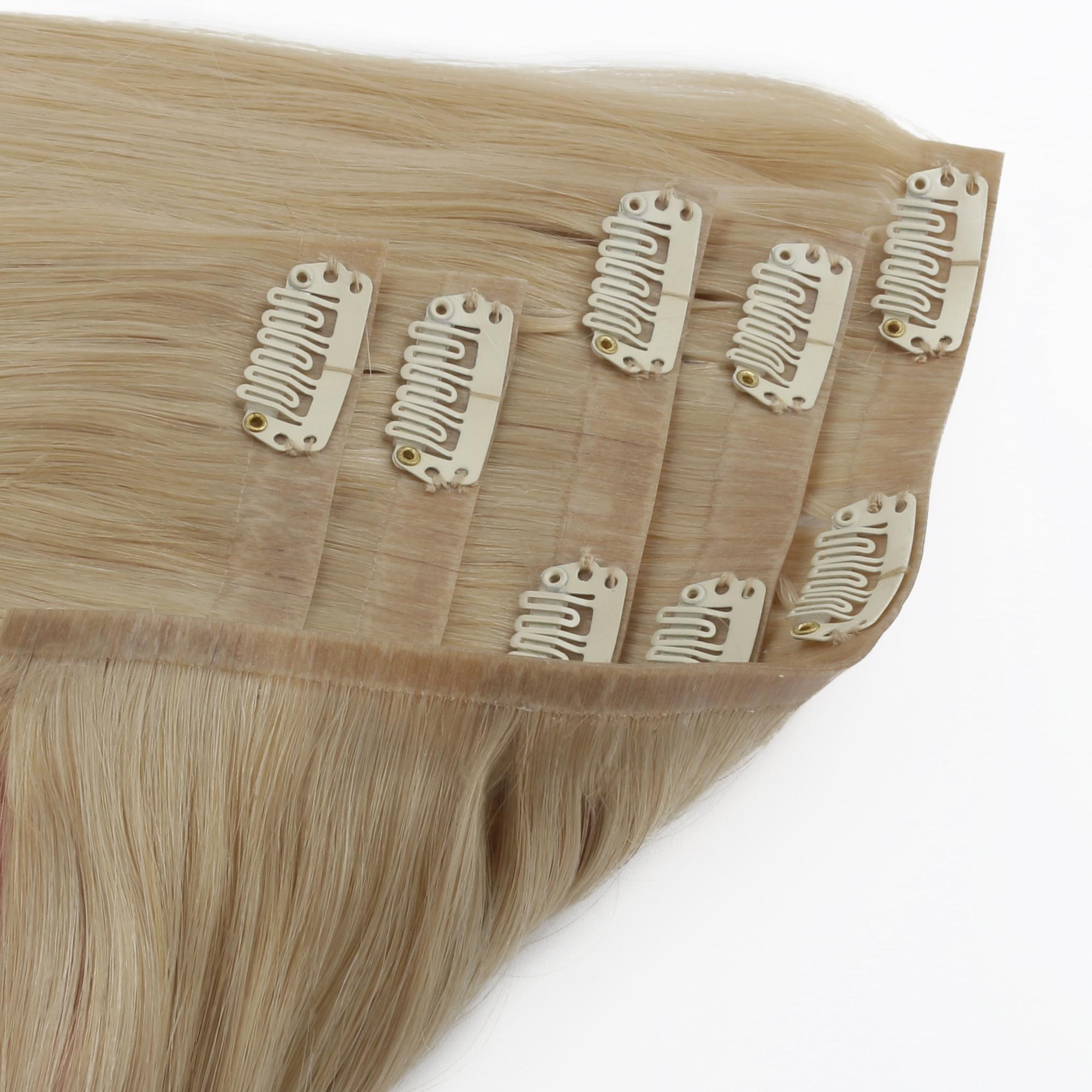 16" Warm Honey Blonde Seamless Clip - ins (140g) - Private Label