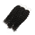 16" Water Wave Feather Crochet Human Hair - Private Label