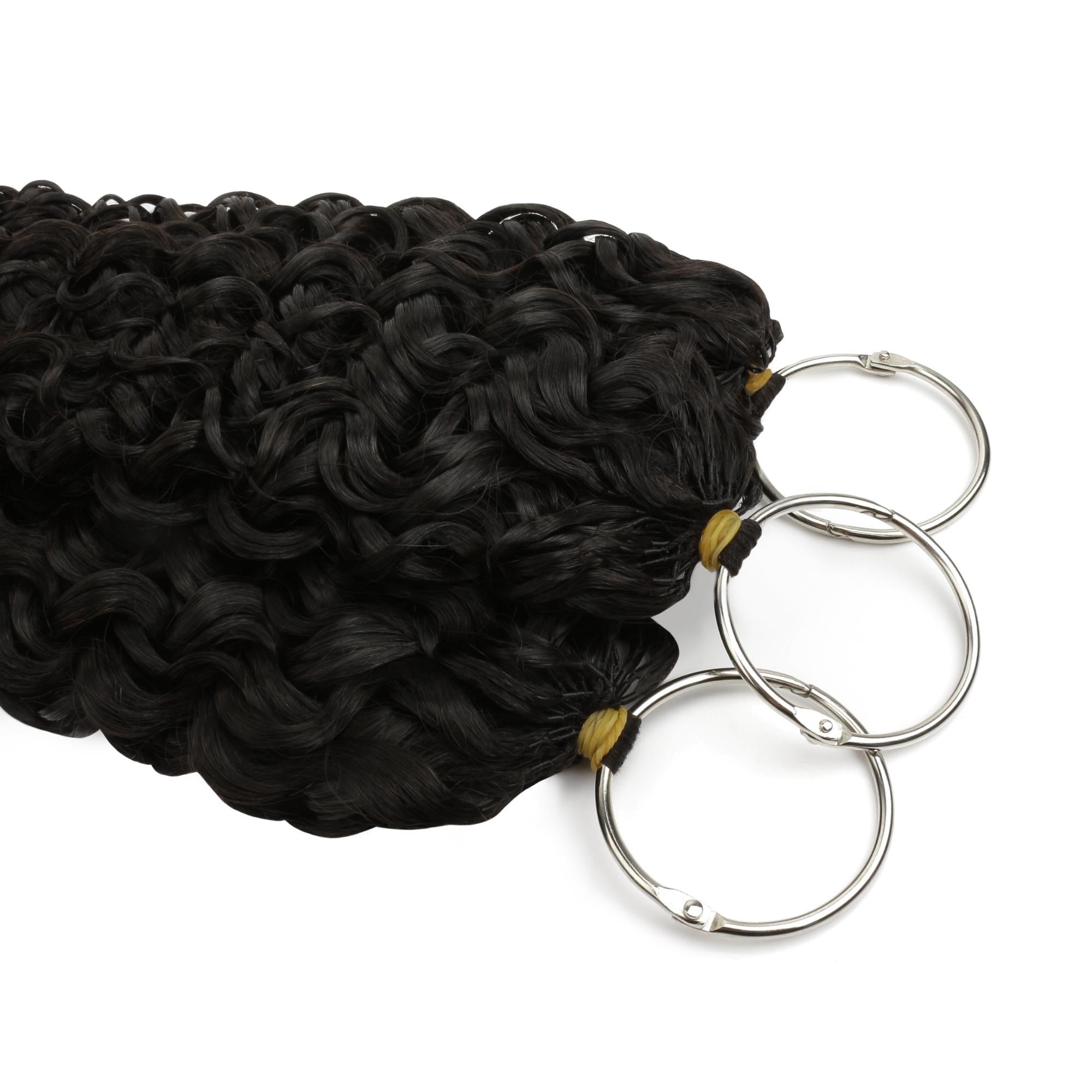 16" Water Wave Feather Crochet Human Hair - Private Label