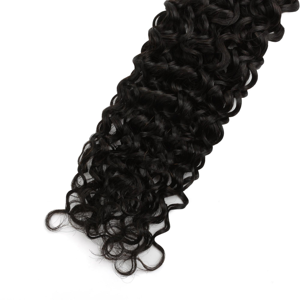 16" Water Wave Feather Crochet Human Hair - Private Label