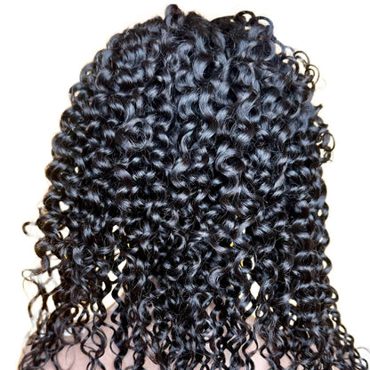 Water Wave 4x4 Transparent Closure Human Hair Wig SALE