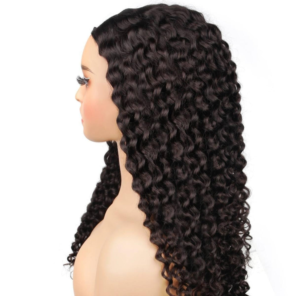 Italian Curl V Part 100% Human Hair Wig - Private Label