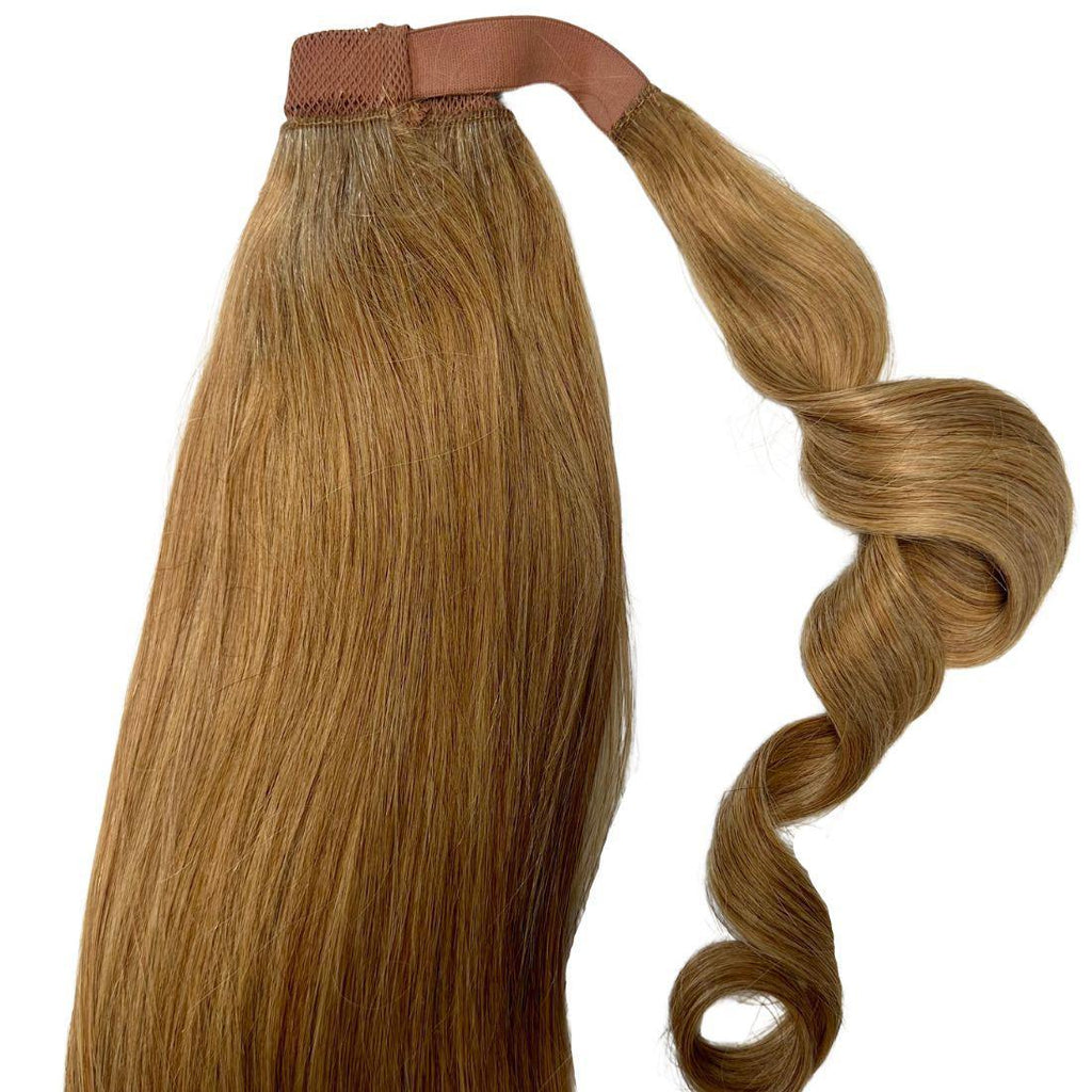 Honey Blonde 100% Human Hair Ponytail Extension – Private Label