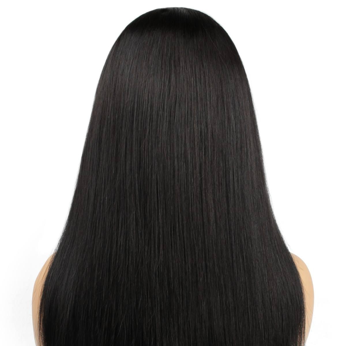 Jet Black Straight 13x4 HD Lace Front Wig - Private Label