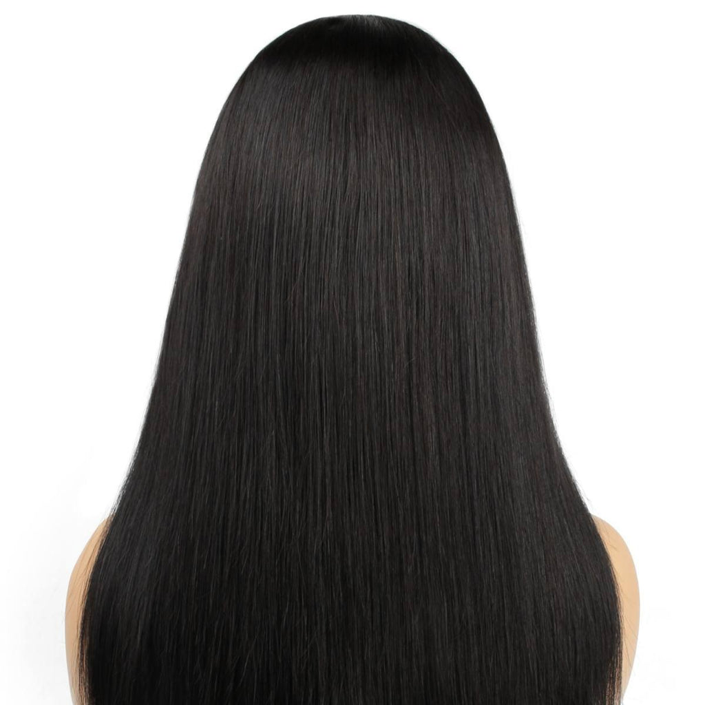 Jet Black Straight 13x4 HD Lace Front Wig - Private Label