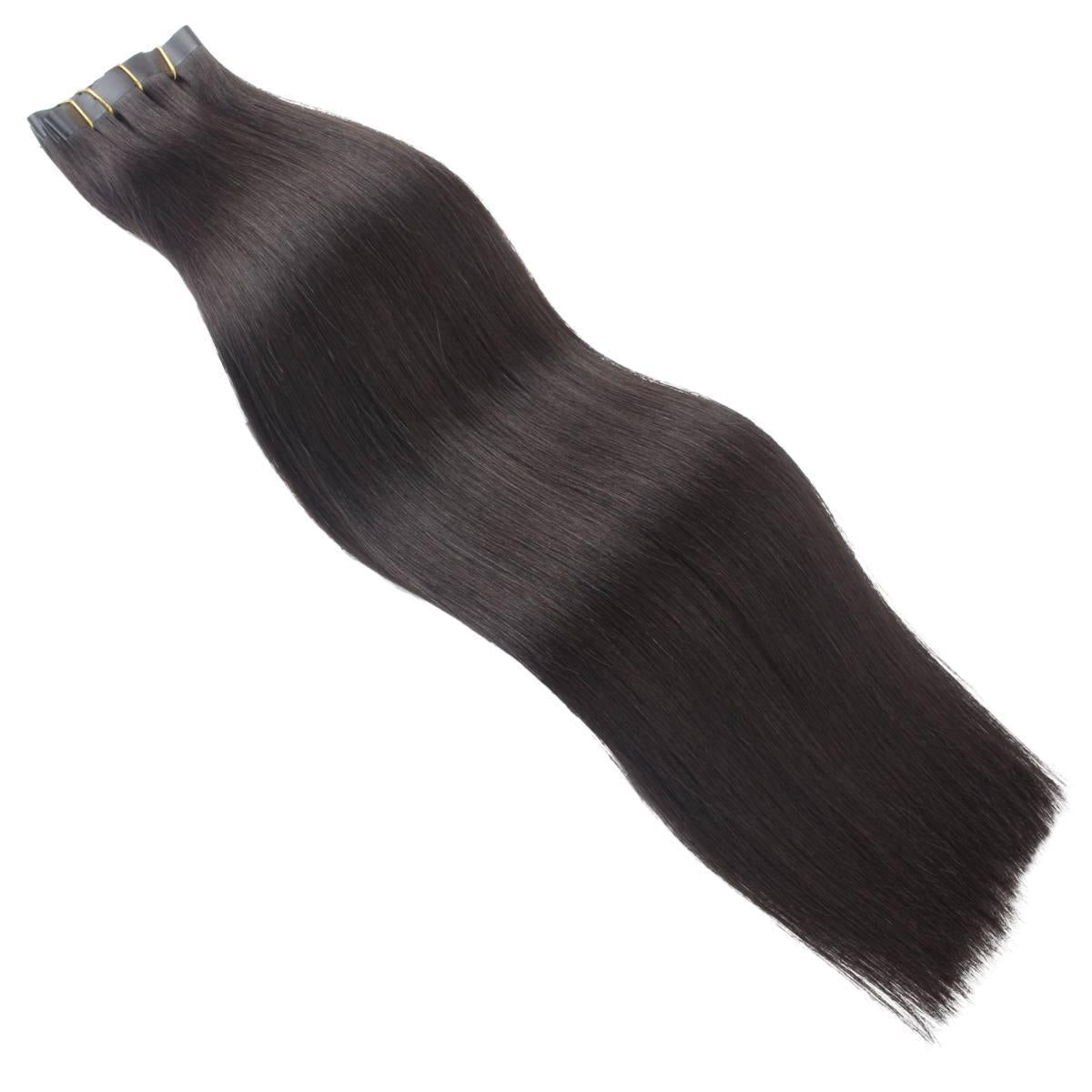 Raw Straight Seamless Clip - In 100% Human Hair Extensions - Private Label