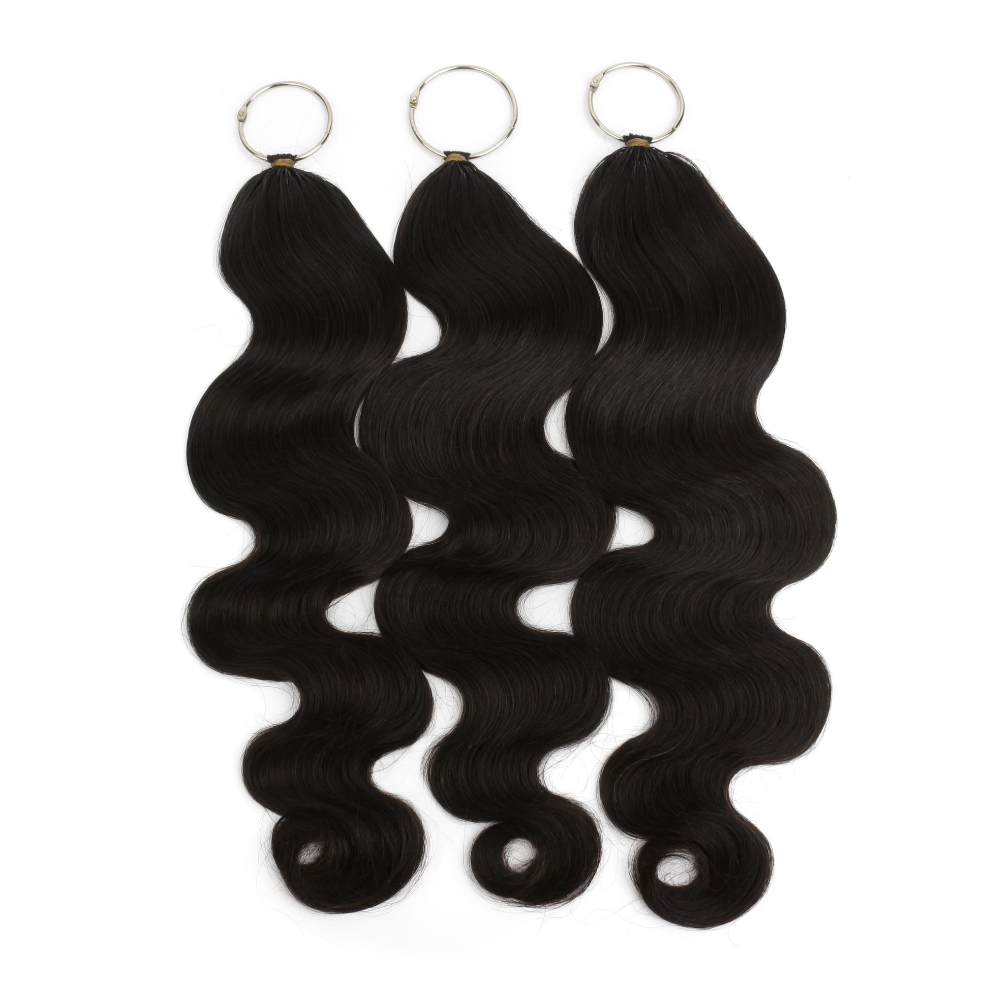 20" Body Wave Feather Crochet Human Hair - Private Label