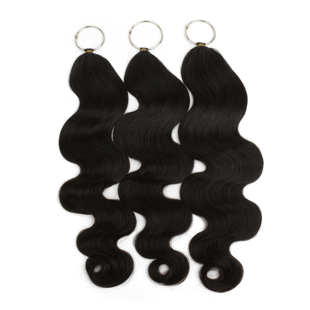 20" Body Wave Feather Crochet Human Hair - Private Label