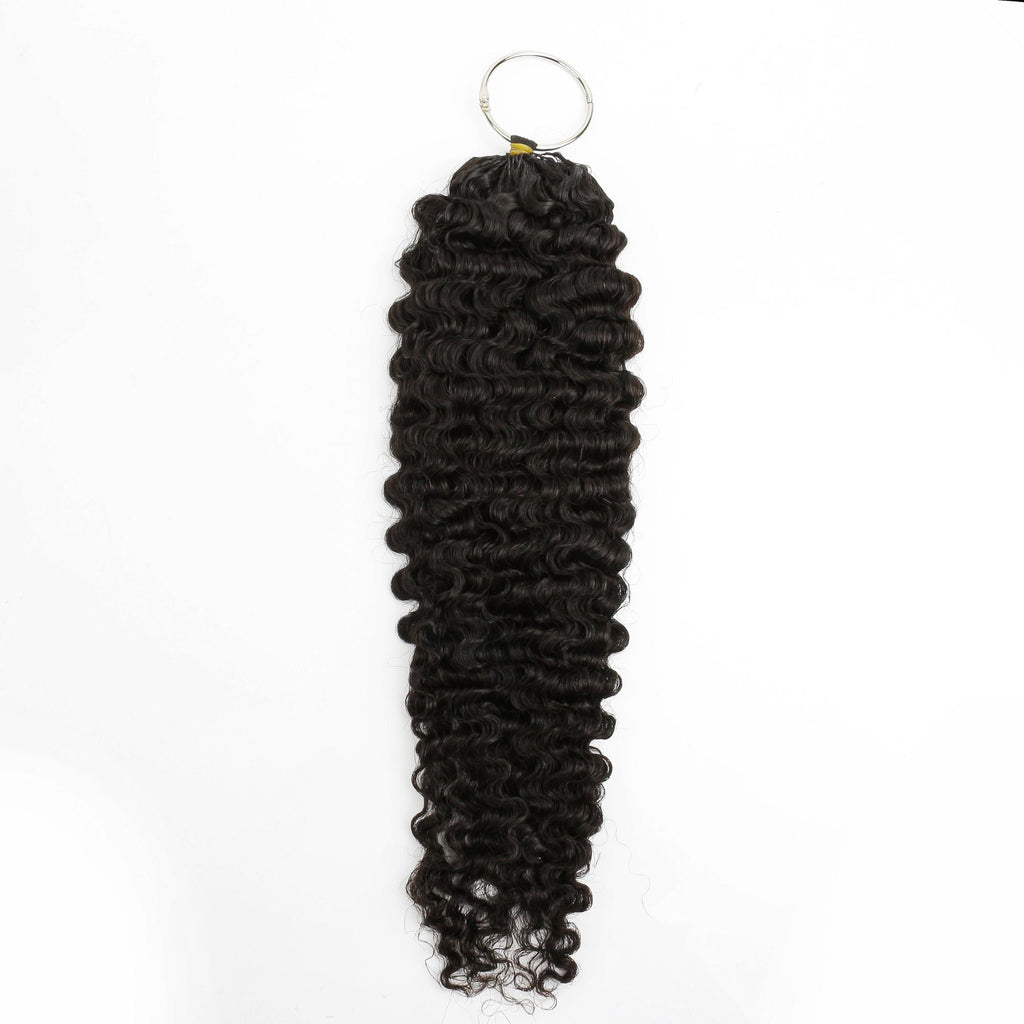20" Burmese Curly Feather Crochet Human Hair - Private Label