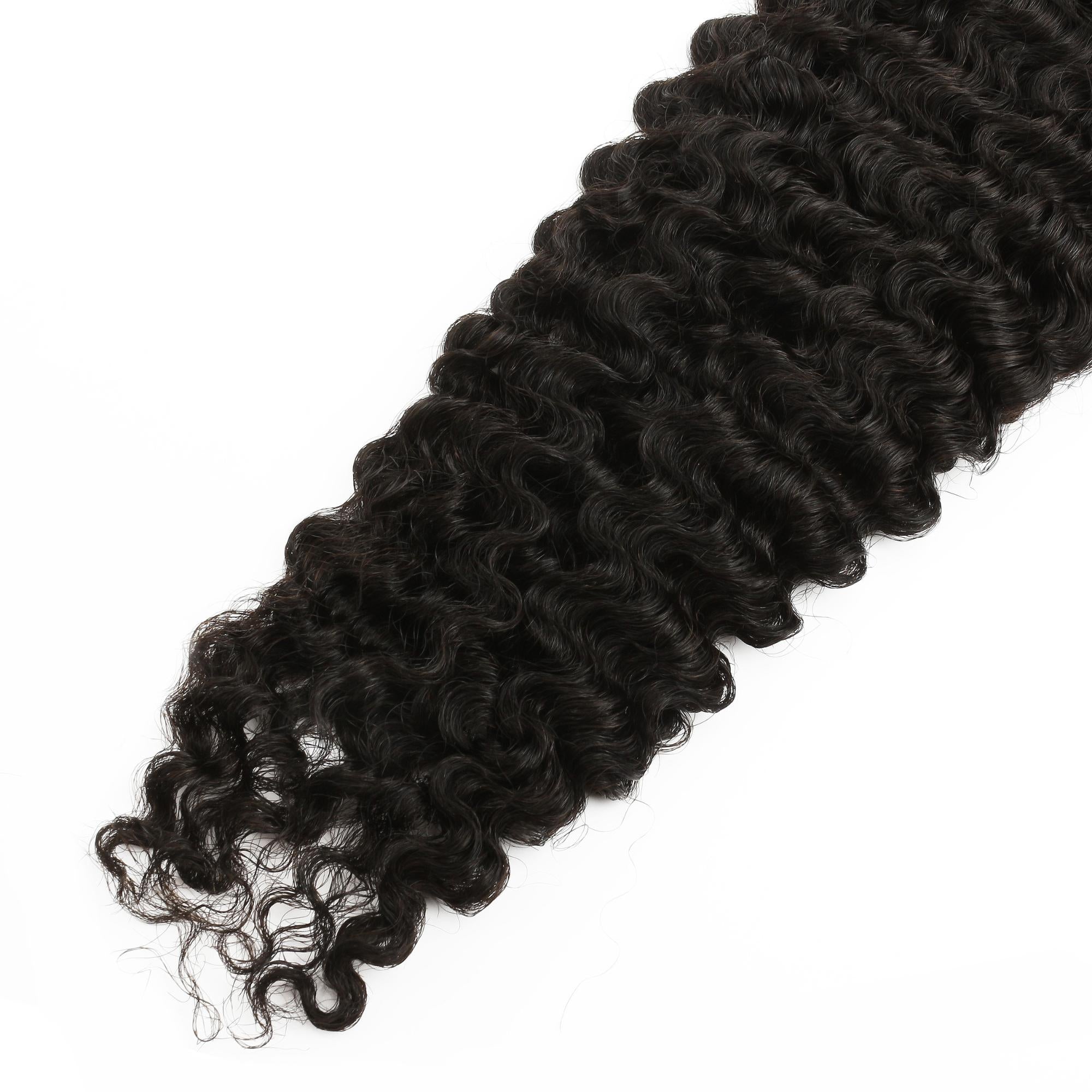 20" Burmese Curly Feather Crochet Human Hair - Private Label