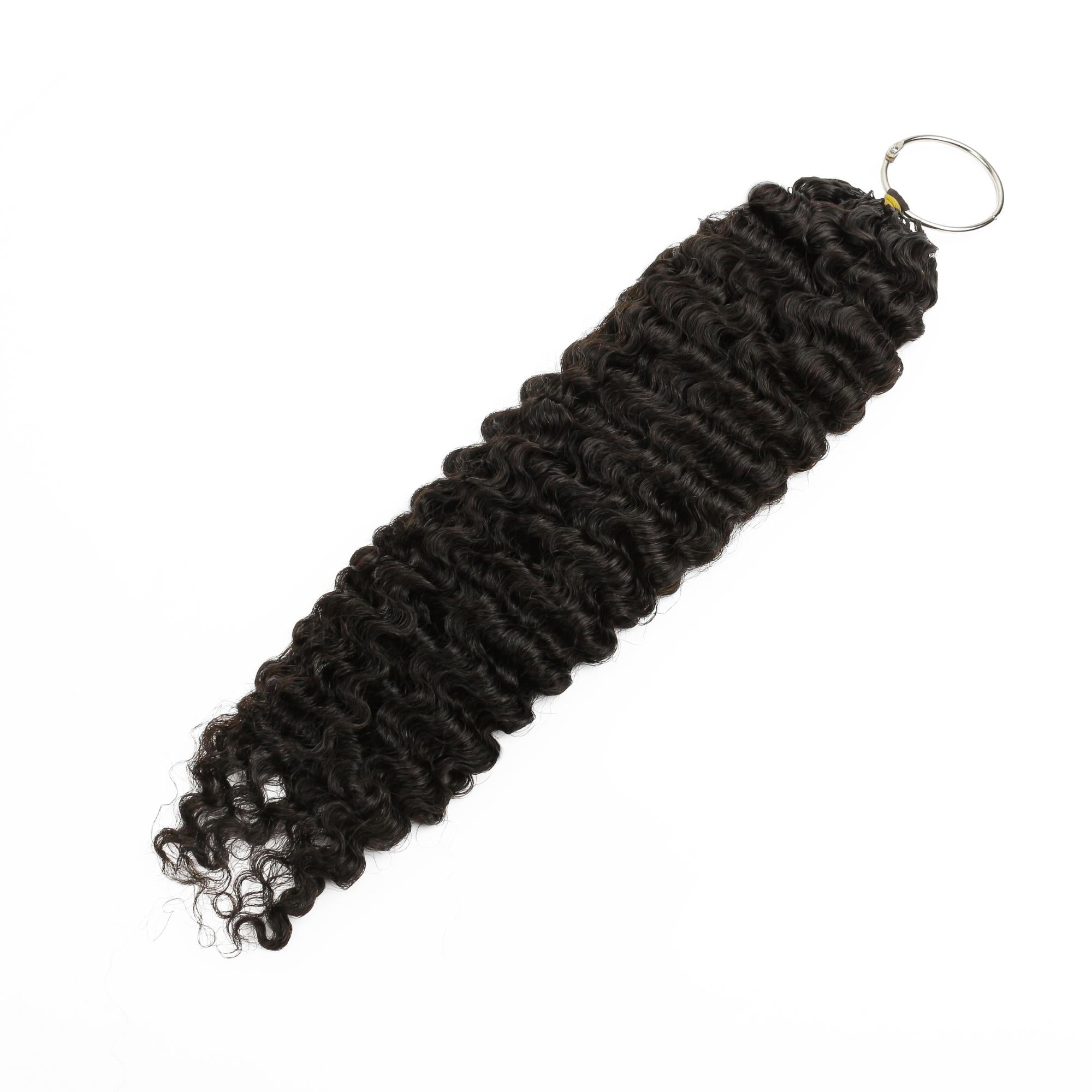 20" Burmese Curly Feather Crochet Human Hair - Private Label
