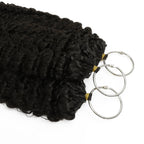 20" Burmese Curly Feather Crochet Human Hair - Private Label