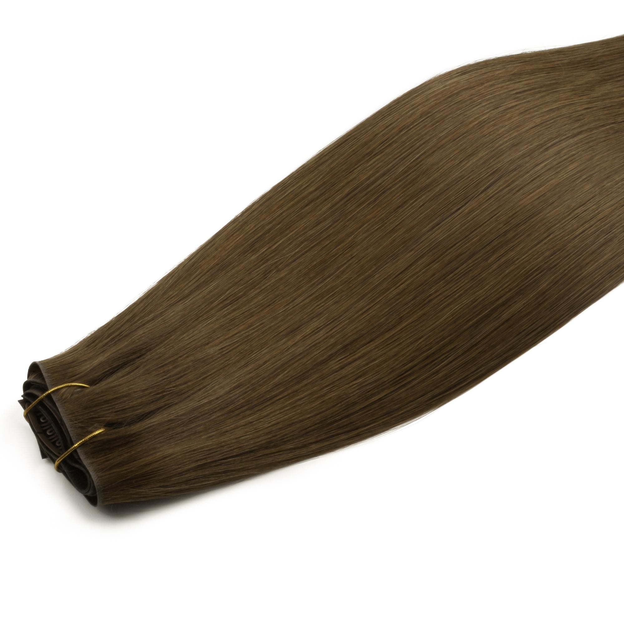 20" Chocolate Brown Invisible Clip - ins (180g) - Private Label