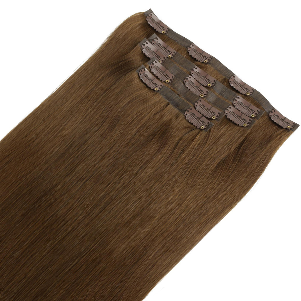 20" Chocolate Brown Seamless Clip - ins (180g) - Private Label