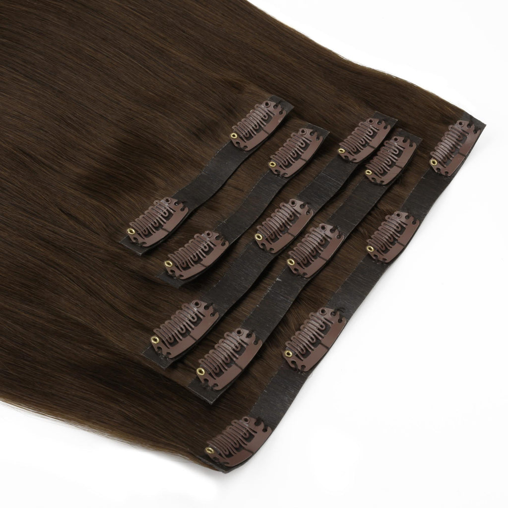 20" Dark Brown Invisible Clip - ins (180g) - Private Label