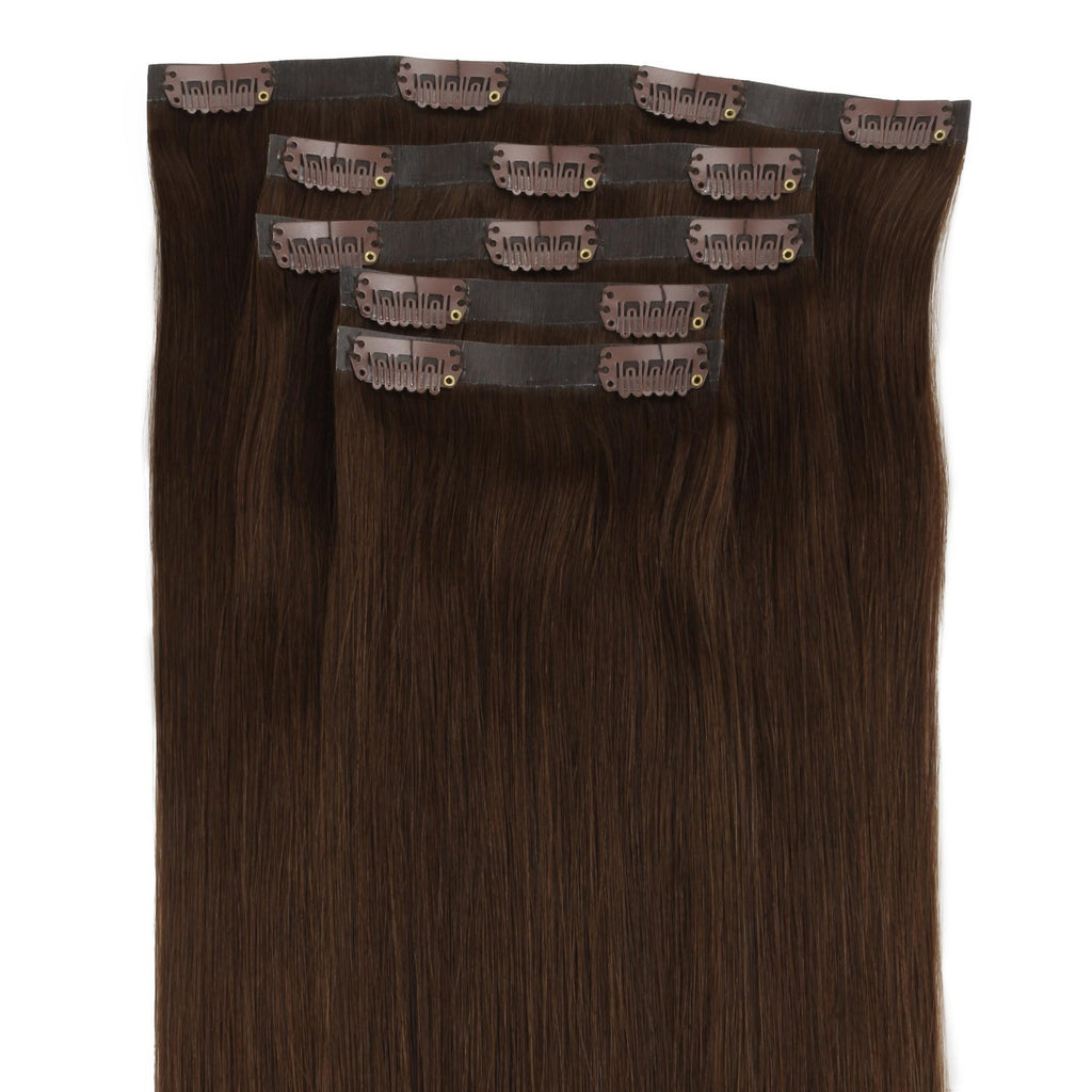 20" Dark Brown Seamless Clip - ins (180g) - Private Label