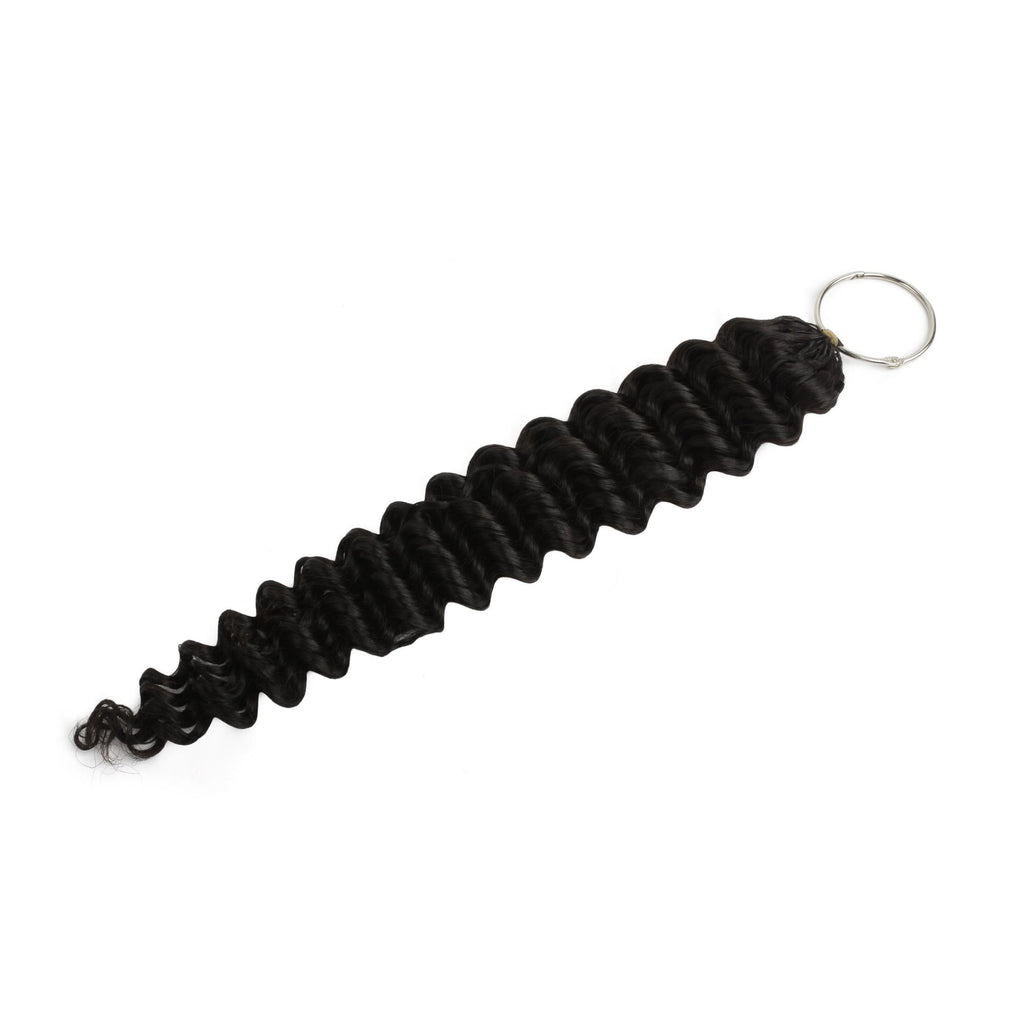 20" Deep Wave Feather Crochet Human Hair - Private Label