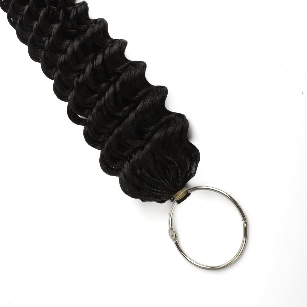 20" Deep Wave Feather Crochet Human Hair - Private Label