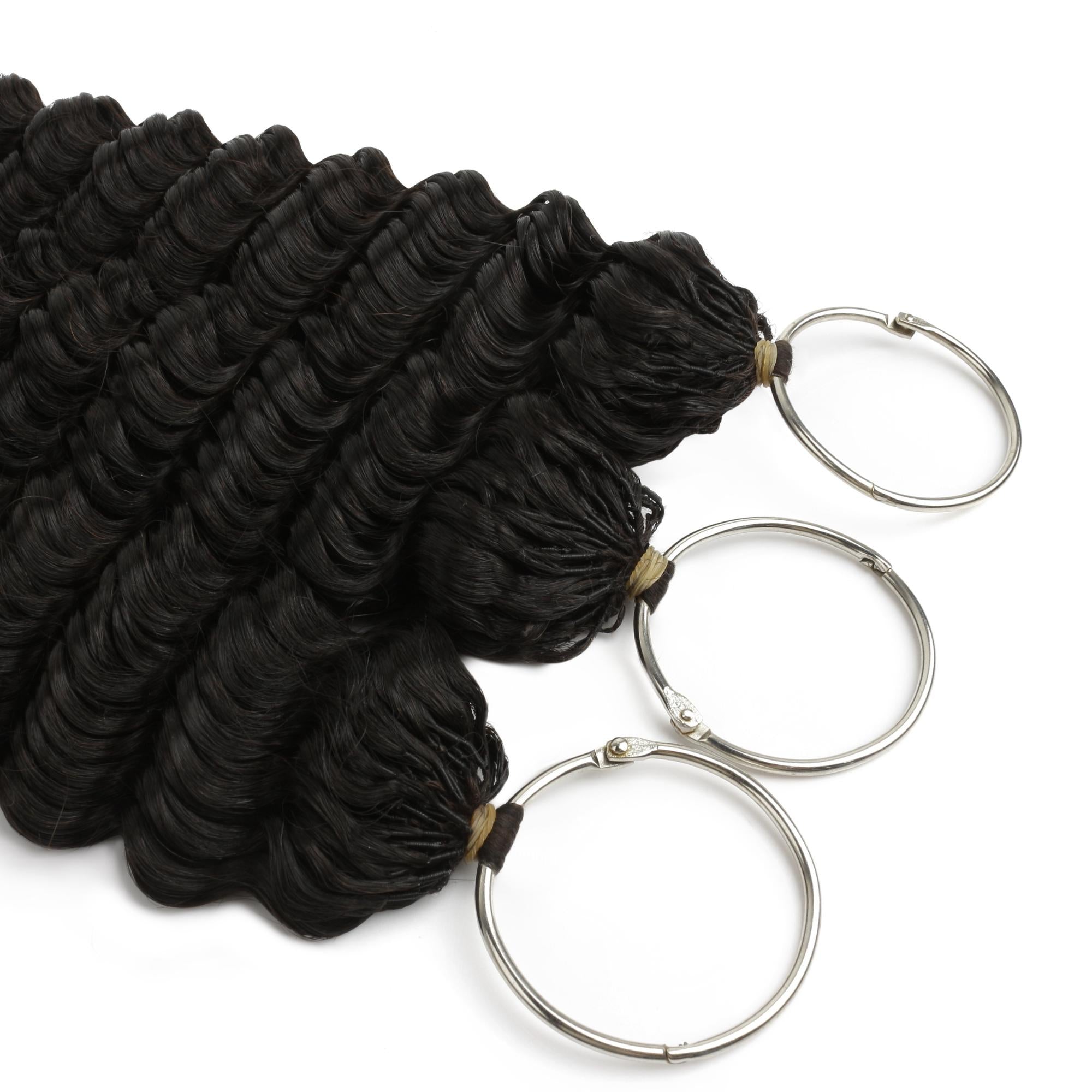 20" Deep Wave Feather Crochet Human Hair - Private Label