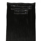 20" Jet Black Invisible Clip - ins (180g) - Private Label