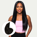 20" Jet Black Invisible Clip - ins (180g) - Private Label