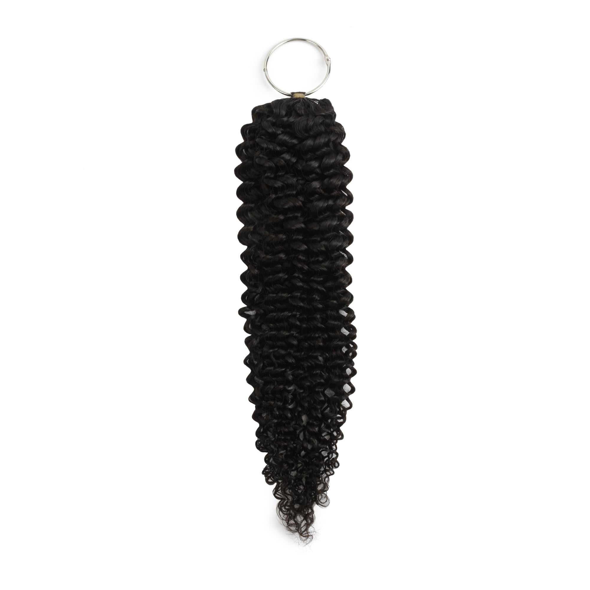 20" Kinky Curly Feather Crochet Human Hair - Private Label