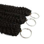 20" Kinky Curly Feather Crochet Human Hair - Private Label
