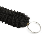 20" Kinky Curly Feather Crochet Human Hair - Private Label