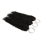 20" Kinky Curly Feather Crochet Human Hair - Private Label