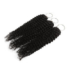 20" Kinky Curly Feather Crochet Human Hair - Private Label