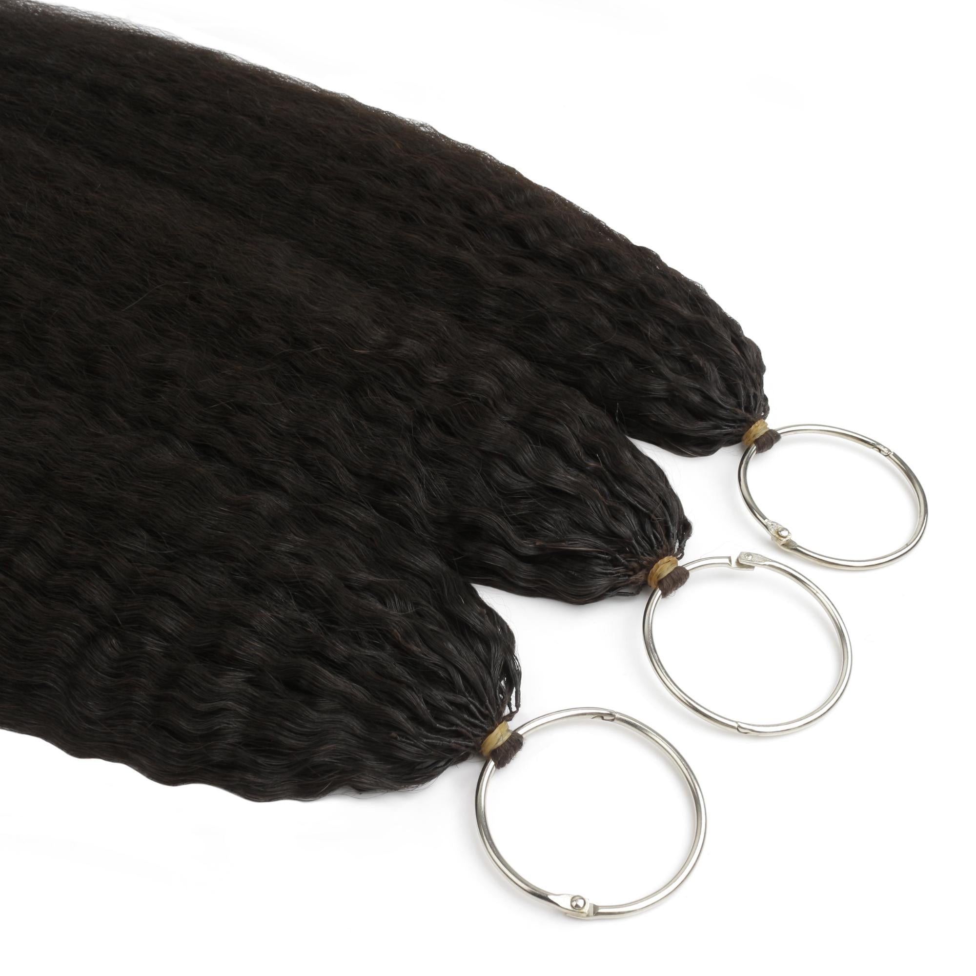 20" Kinky Straight Feather Crochet Human Hair - Private Label