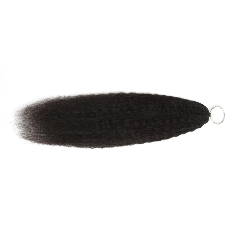 20" Kinky Straight Feather Crochet Human Hair - Private Label