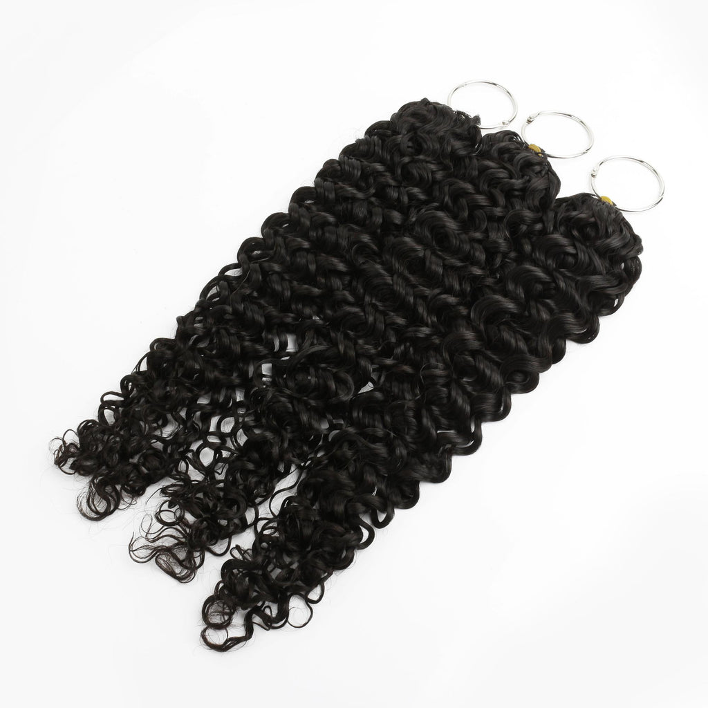20" Ocean Wave Feather Crochet Human Hair - Private Label