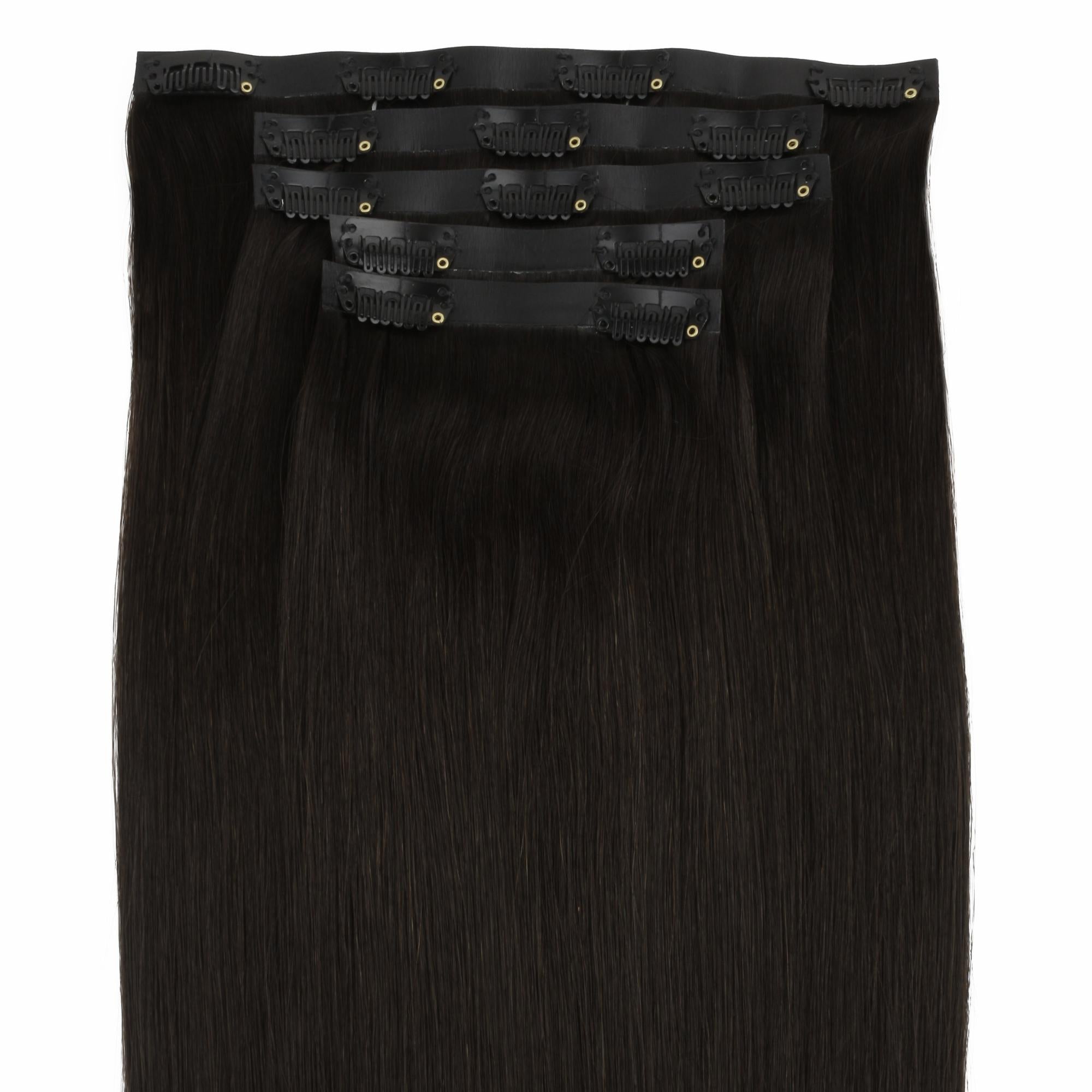 20" Off Black Seamless Clip - ins (180g) - Private Label