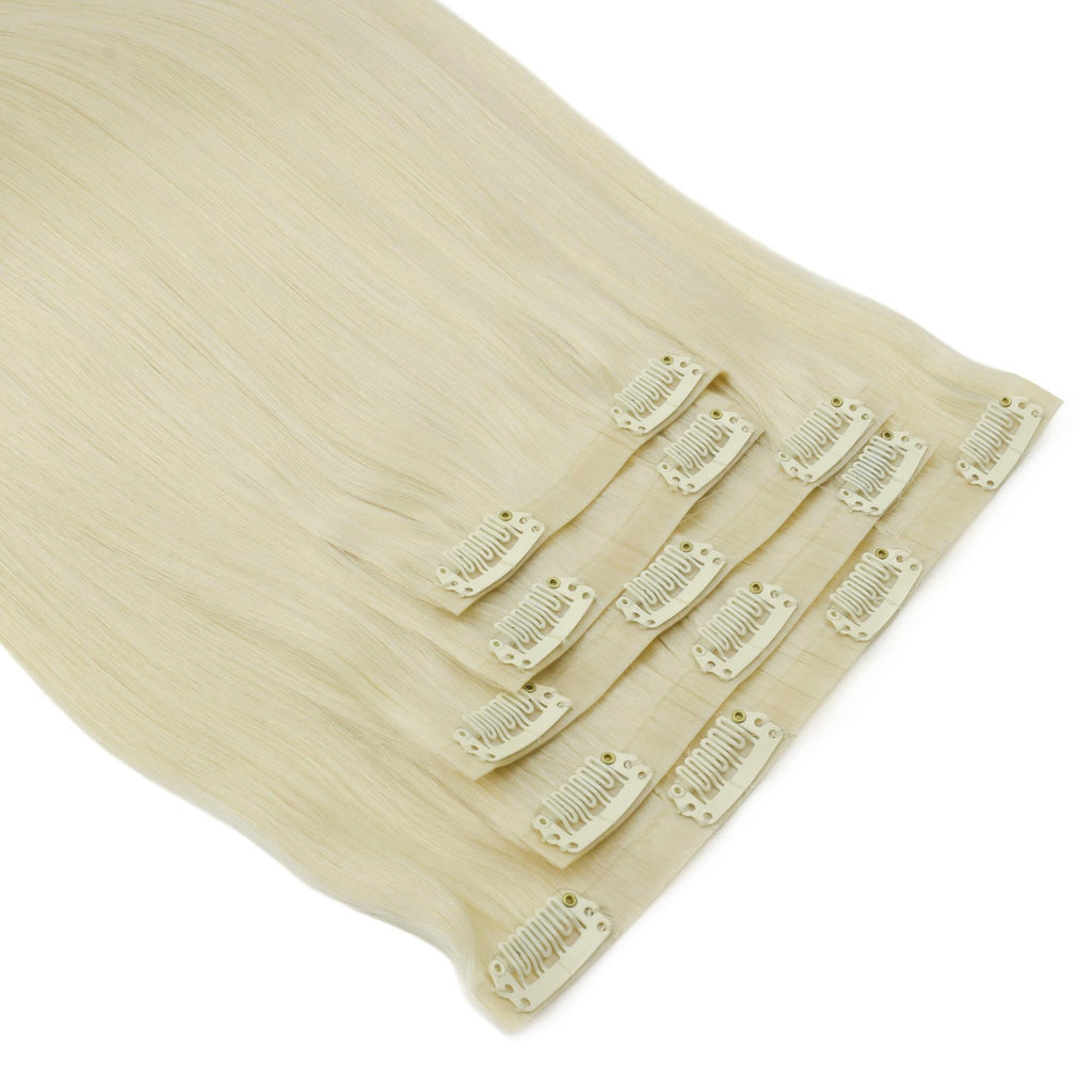 20" Platinum Blonde Invisible Clip - ins (180g) - Private Label