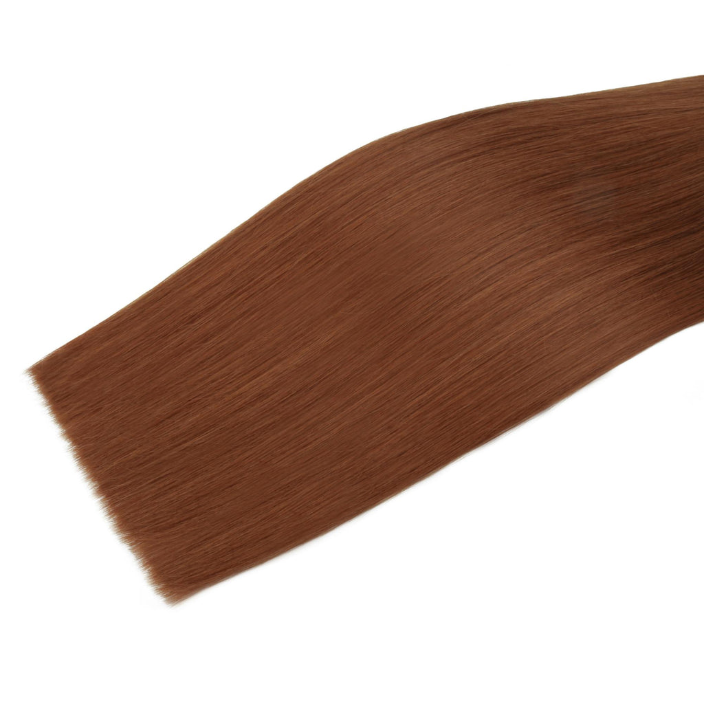 20" Rich Copper Auburn Invisible Clip - ins (180g) - Private Label
