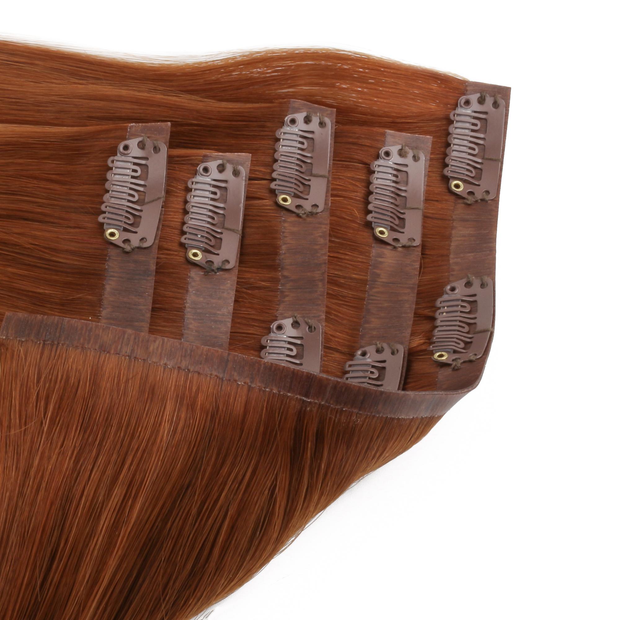 20" Rich Copper Auburn Seamless Clip - ins (180g) - Private Label