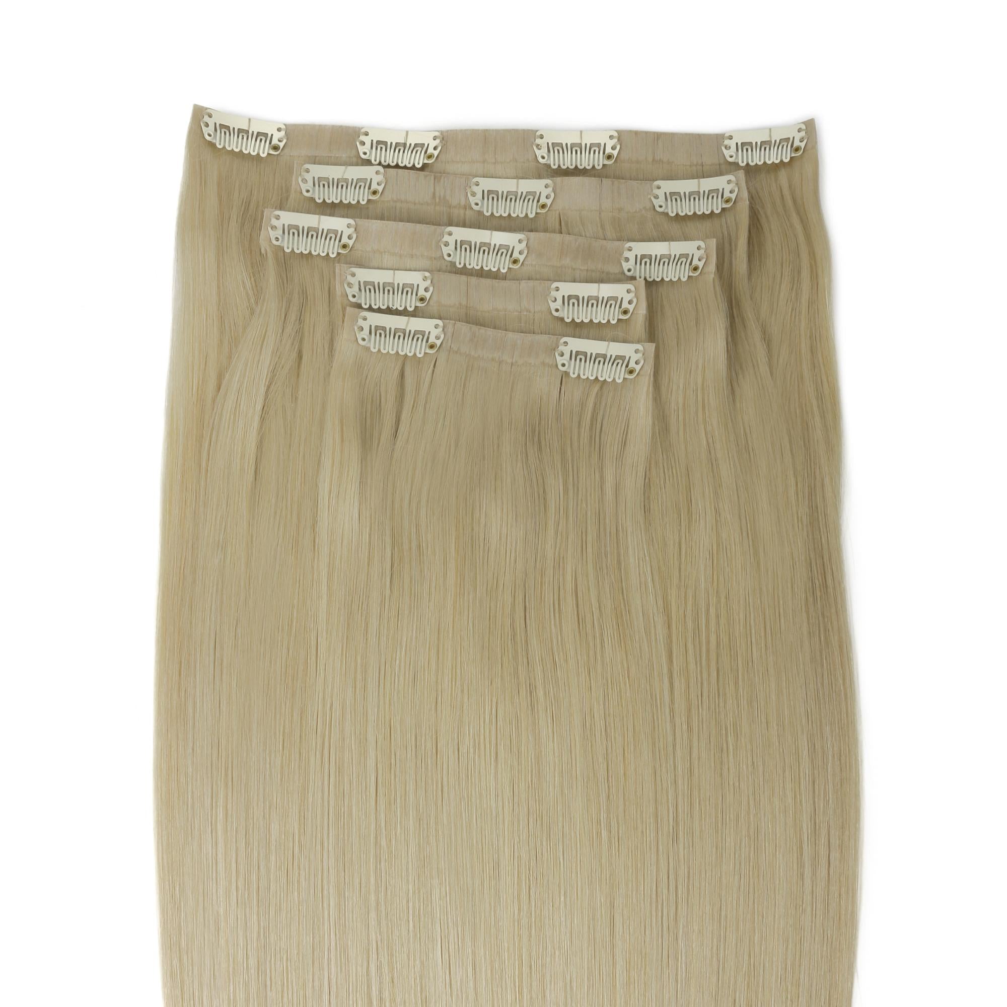 20" Warm Honey Blonde Invisible Clip - ins (180g) - Private Label