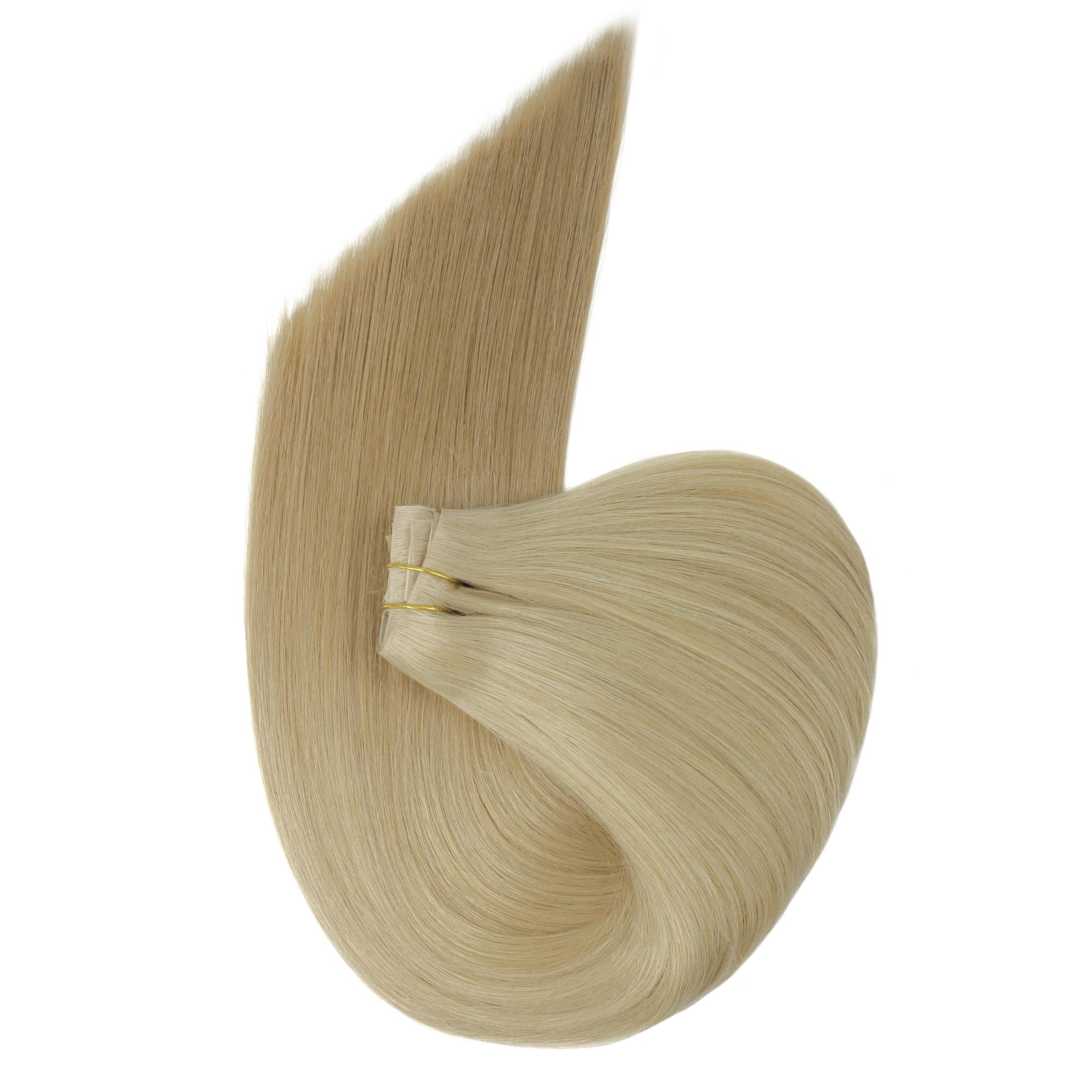 20" Warm Honey Blonde Invisible Clip - ins (180g) - Private Label