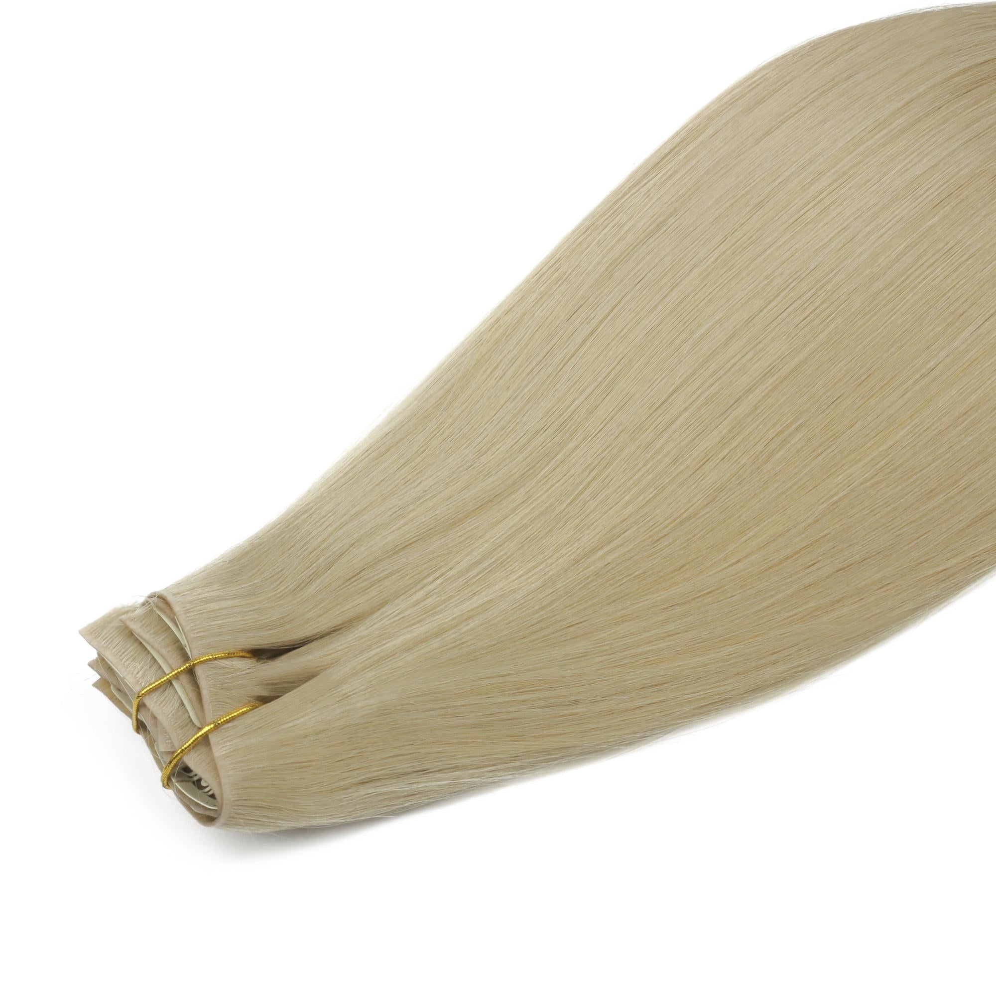 20" Warm Honey Blonde Invisible Clip - ins (180g) - Private Label